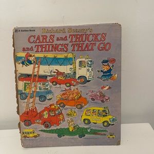 A golden book Vintage 1974 edition Cars and trucks and things that go